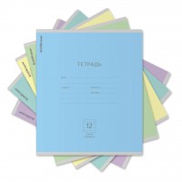 Тетрадь 12 листов А5+ 170х203 узкая линия Классика ассорти 60г/м2 35204 ErichKrause 10/280