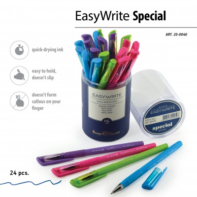 Ручка шариковая EasyWrite Special синяя 0,5мм 20-0040 Bruno Visconti 24/288/1728