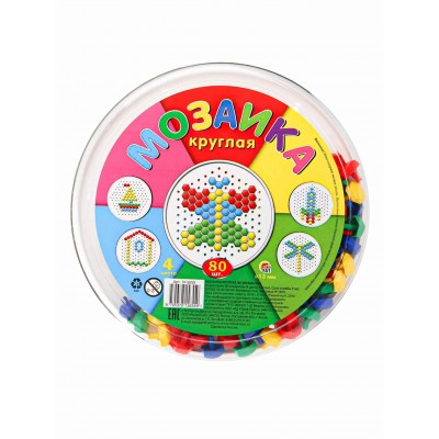 Рыжий кот Игрушка 80  Мозаика круглая ПП-00025480 Россия