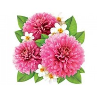 Мир открыток/Украшение на скотче. Цветы/7-64-020/